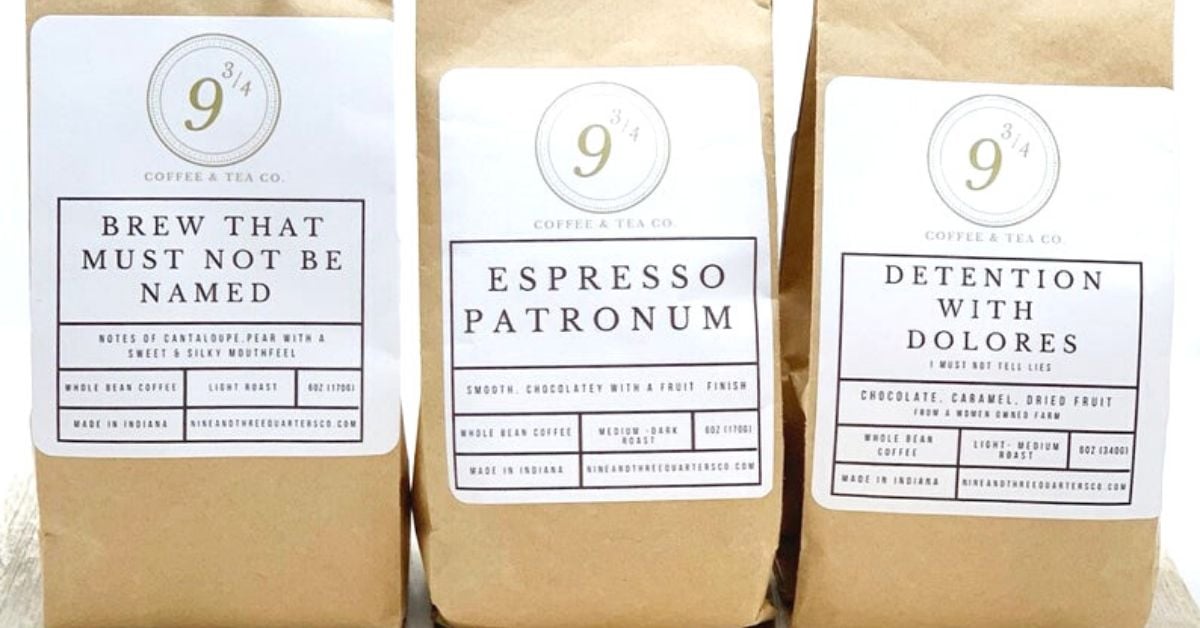 Bags of coffee.