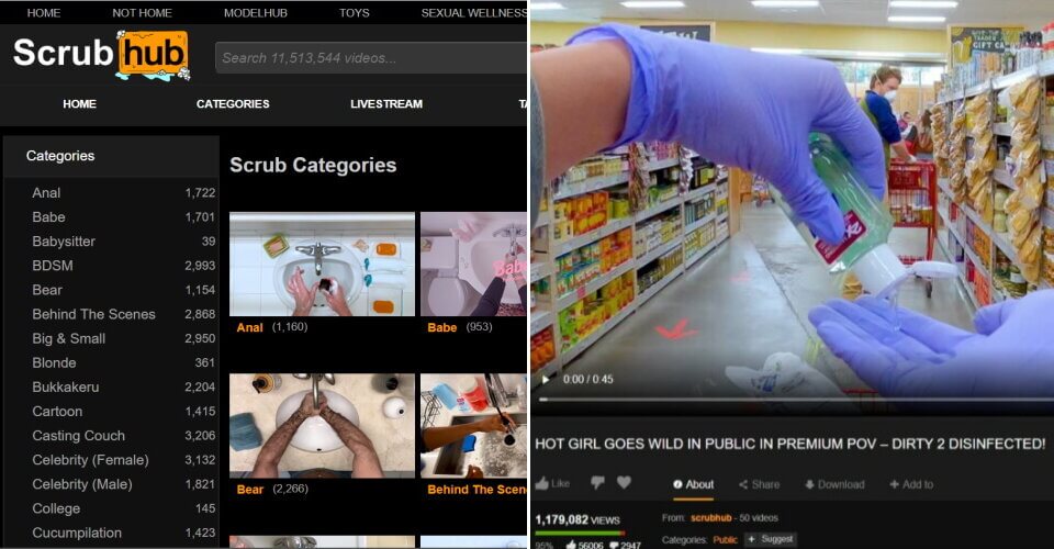 Pornhub Launches ScrubHub A Site Dedicated To HandWashing Videos