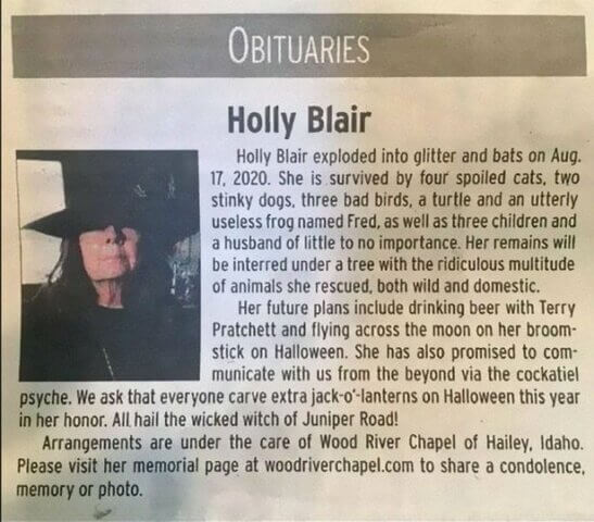 best obituary