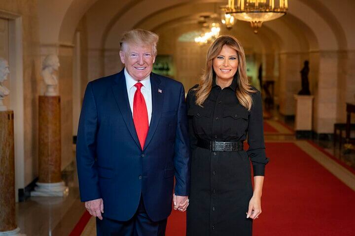 Donald Trump and Melania.