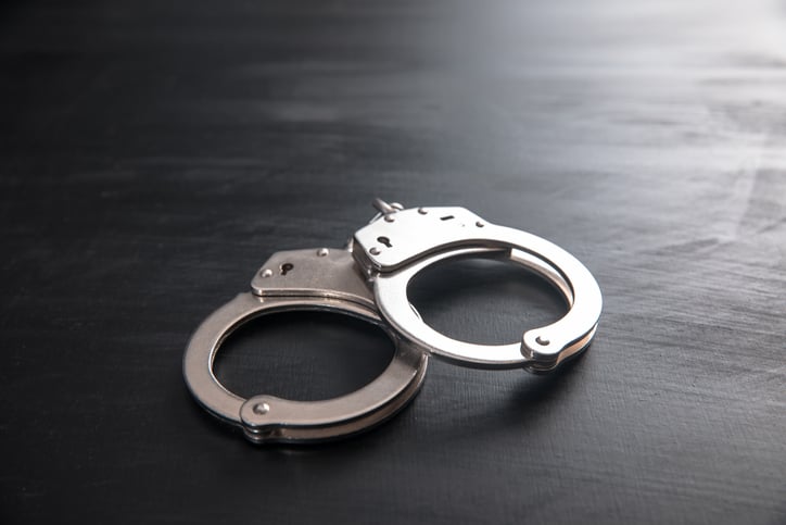 A pair of handcuffs.