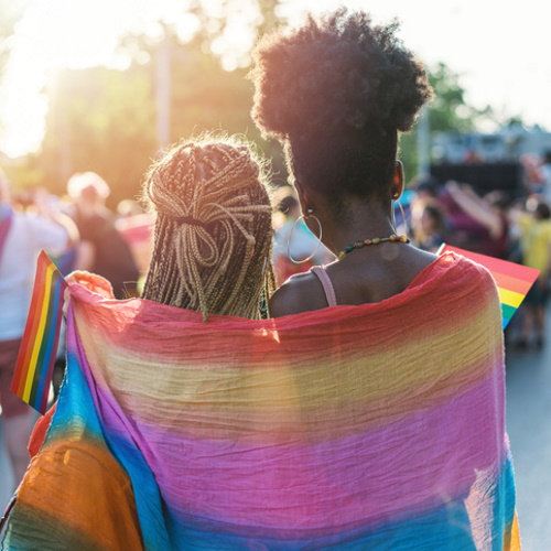 Celebrating lgbtq+ rights.