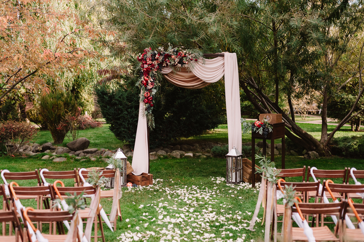 wedding archway for an event