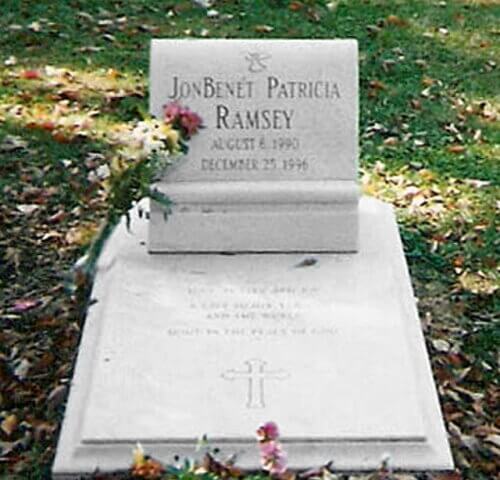 jonbenet ramsey grave