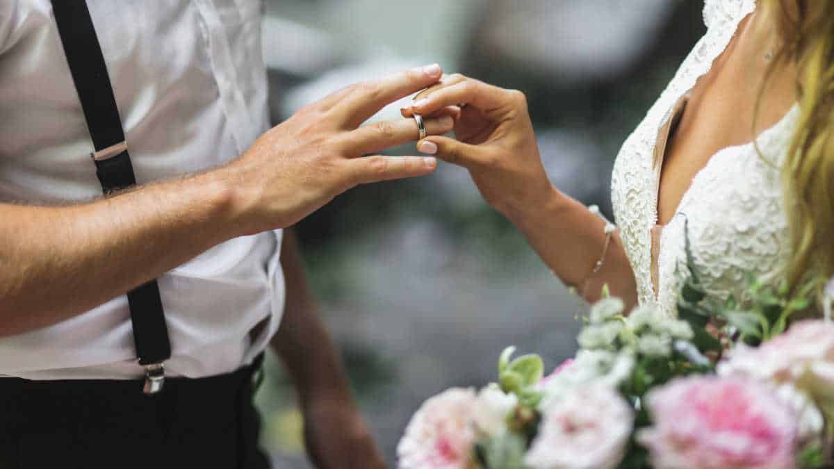 couple getting married