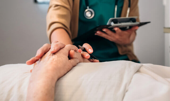 patient in bed
