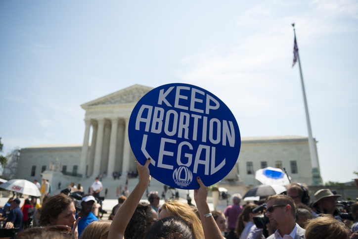 Keep abortion legal sign at Supreme Court.
