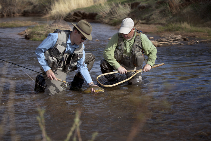 Fly Fishing Guide Catch and Release.