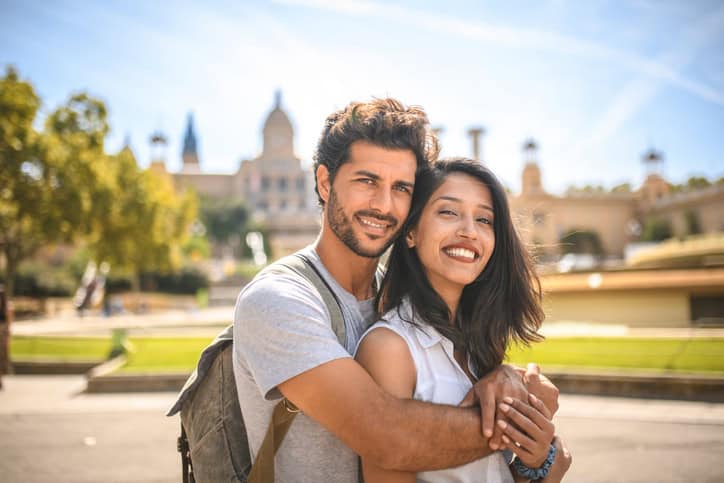 couple on vacation