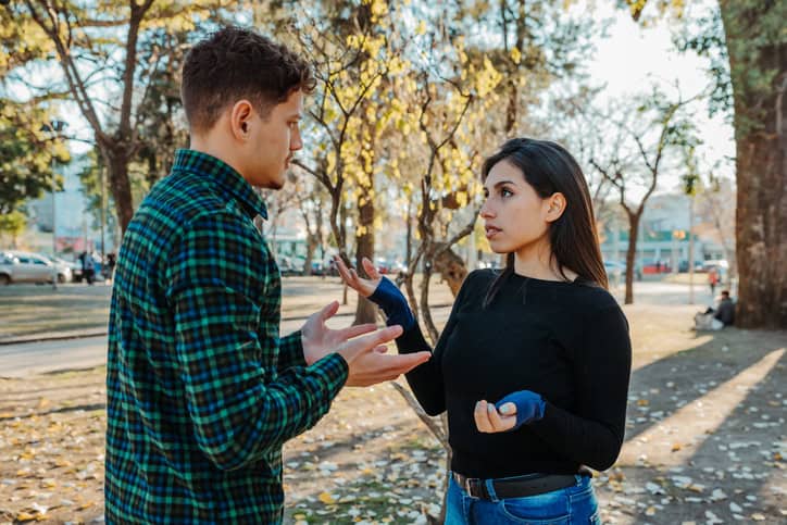 couple about to break up