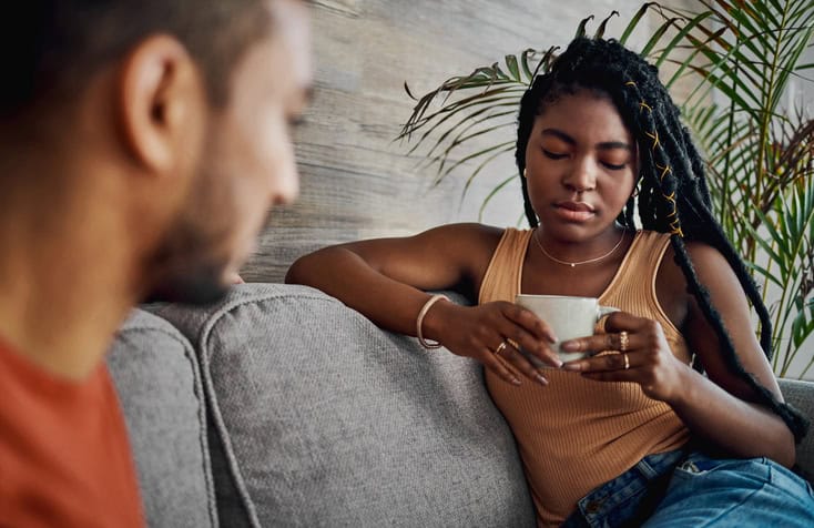 couple having serious conversation