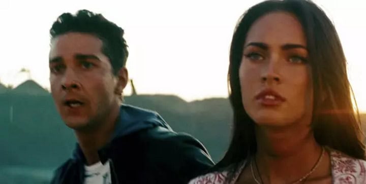 shia labeouf megan fox transformers screengrab