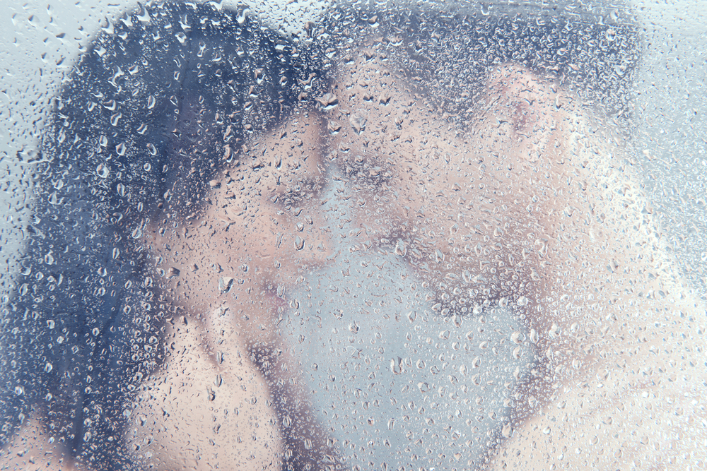 Couple in the shower.