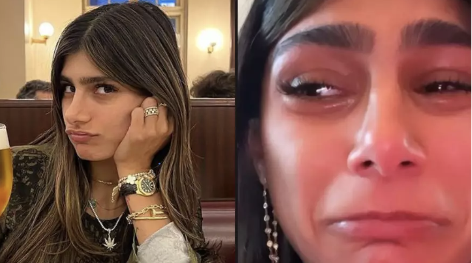 Mia Khalifa Breaks Down In Tears After Fan's Girlfriend Insults Her