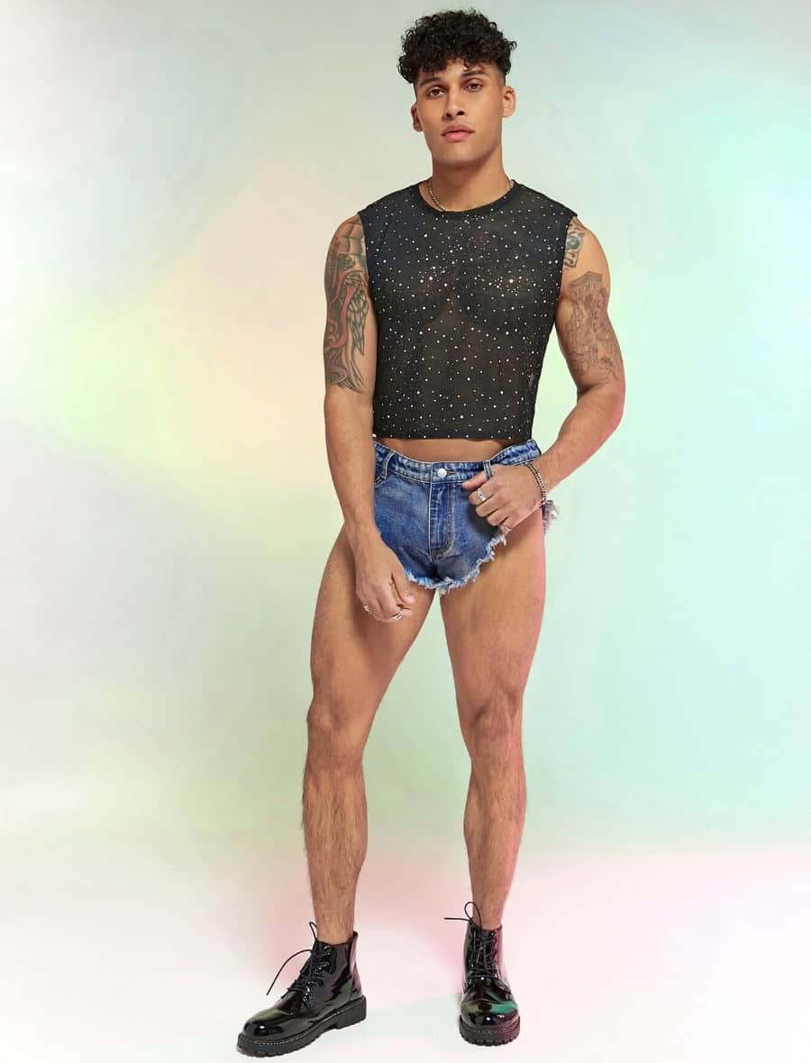 shein Manfinity Fever City Men Shorts