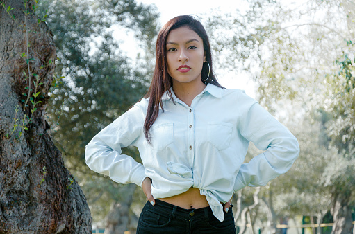 woman with hands on hips