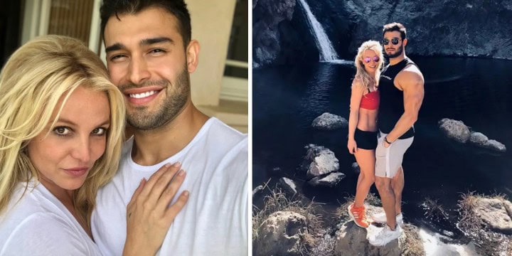 britney spears sam asghari composite