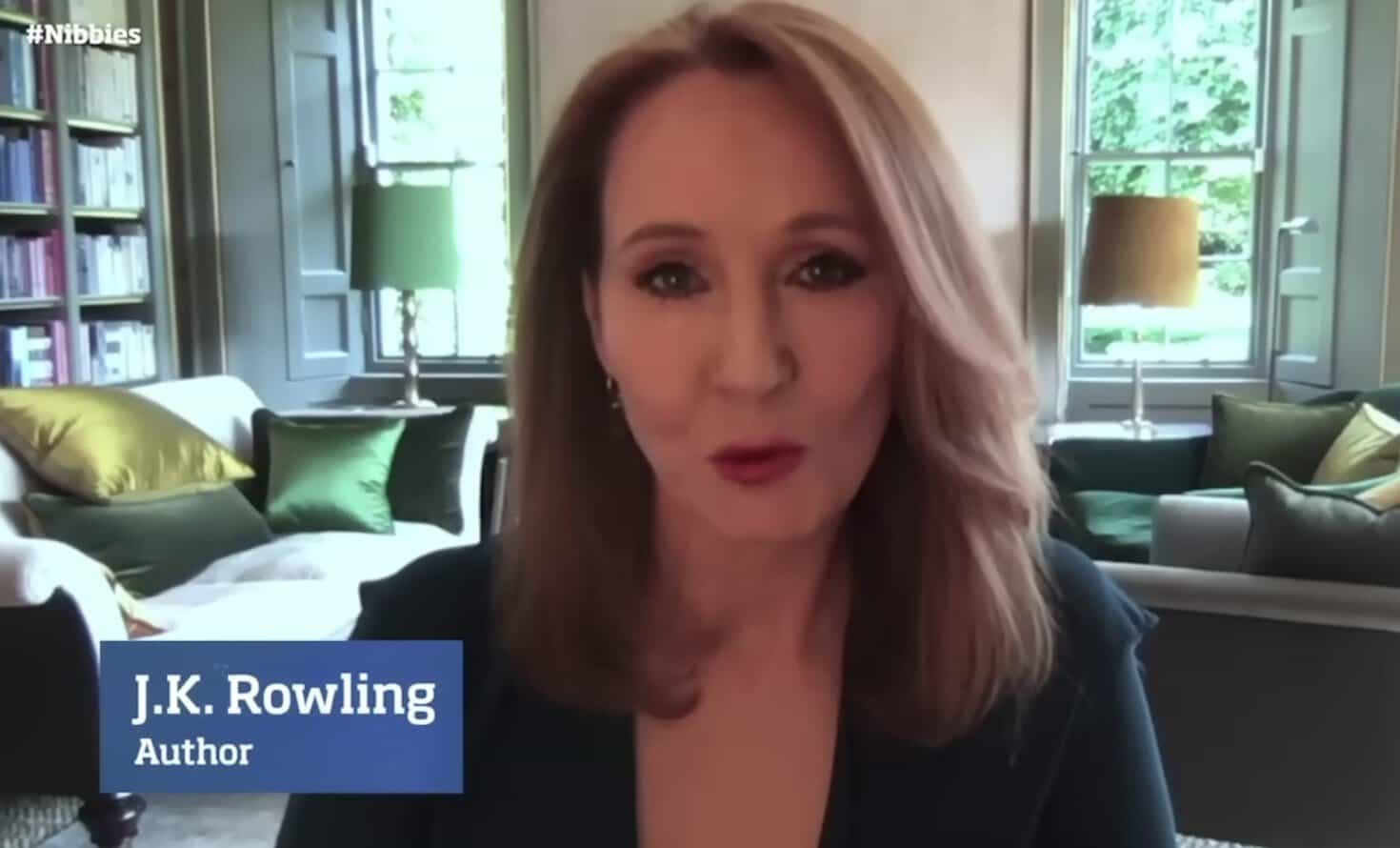 jk rowling giving interview