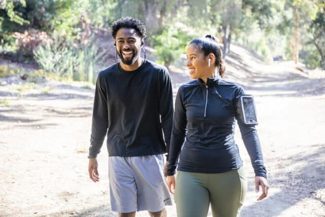 fit couple on park run