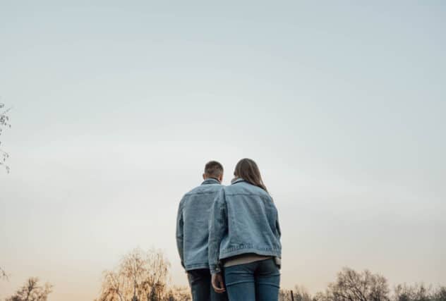 couple from behind