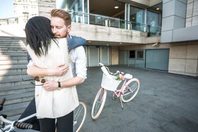 couple hugging in reconciliation