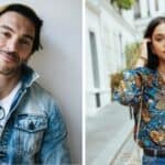 happy looking man, woman