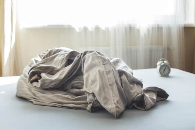 Comfortable bedding.