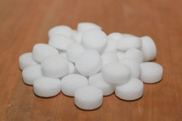 Mothballs in a pile.