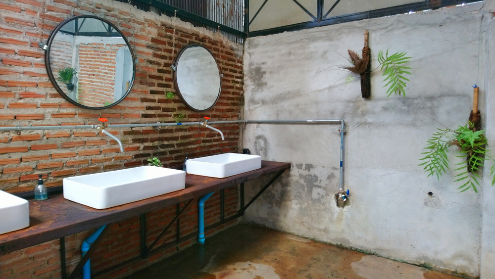 Bathroom sink.