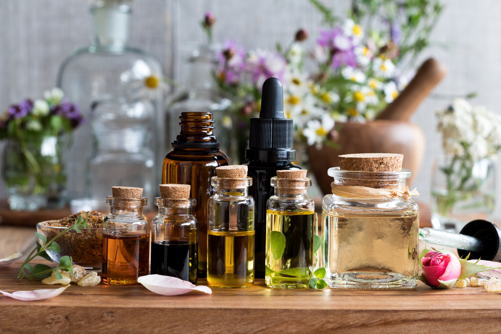 Aromatherapy oils.