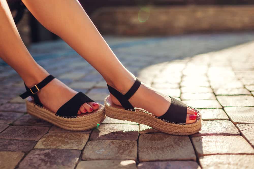 Comfortable pair of sandals.