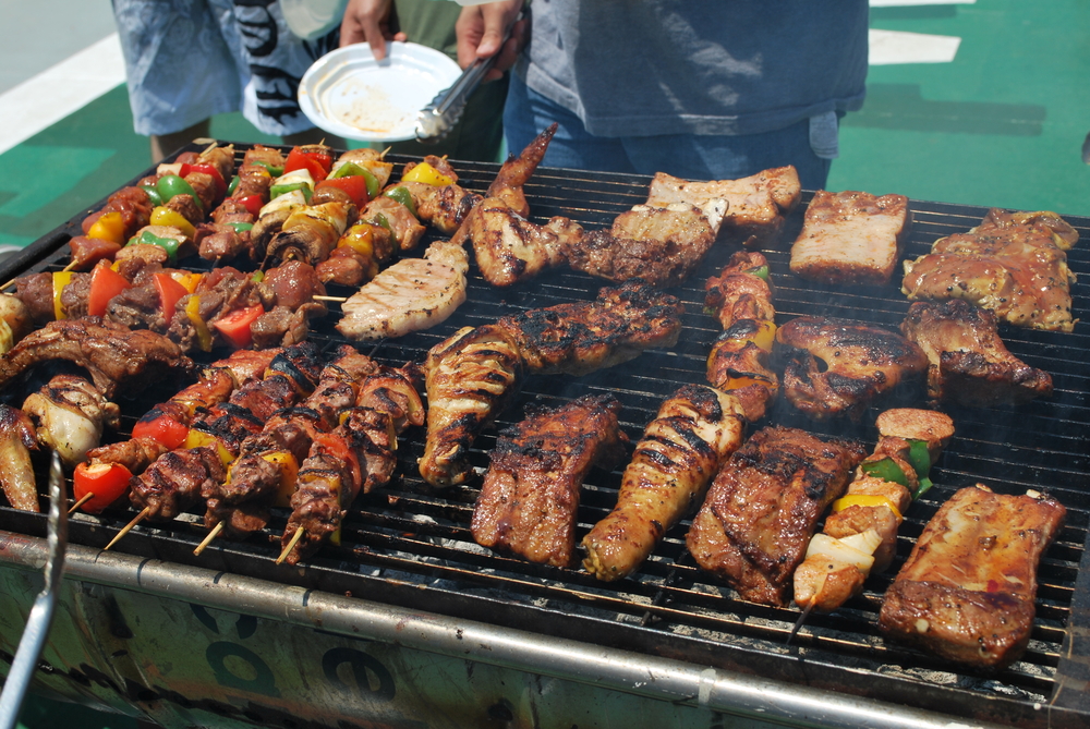 A delicious BBQ on the grill.