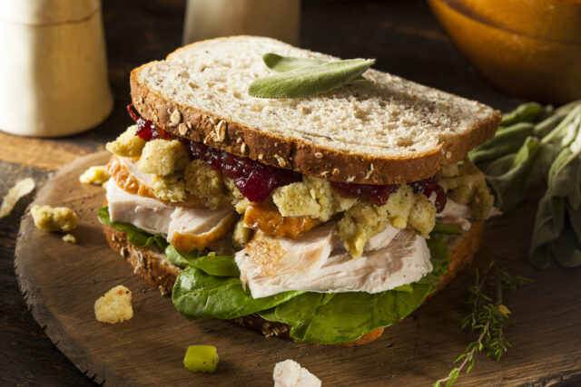 Delicious sandwich.