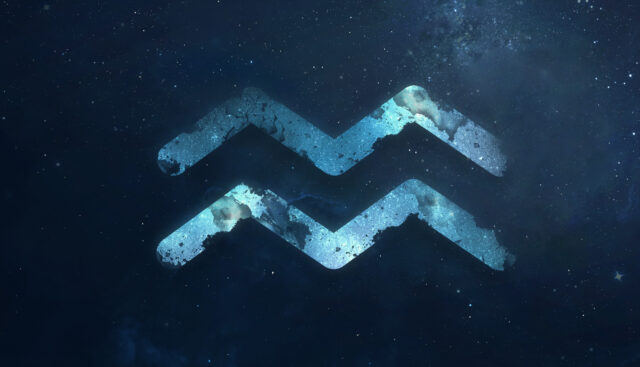 Aquarius zodiac sign.