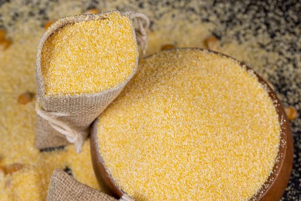 Yellow corn to make chips.