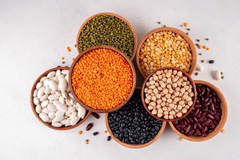 Various kinds of beans.