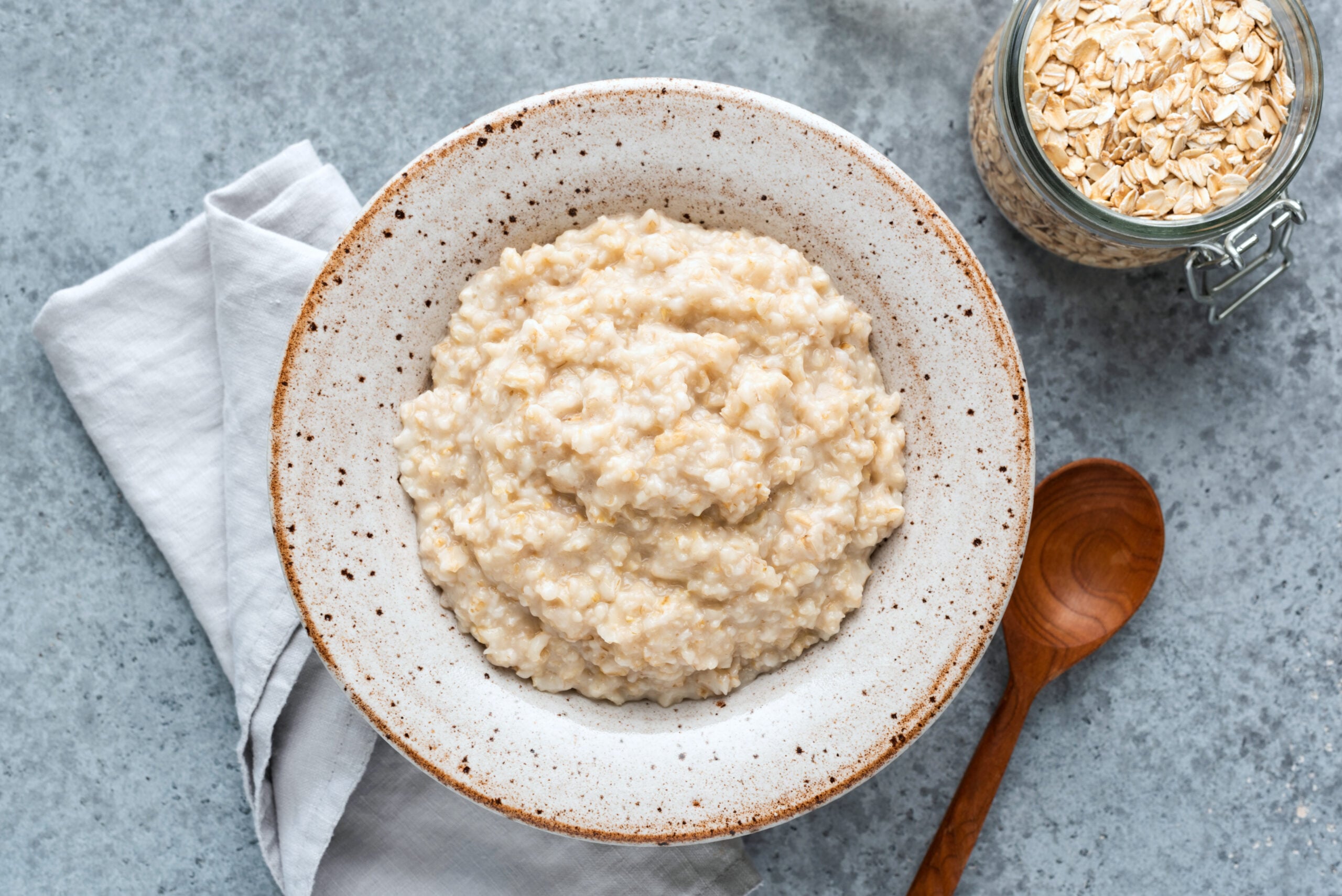 Bowl of oatmeal.