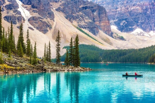 Lake Moraine,Canada.