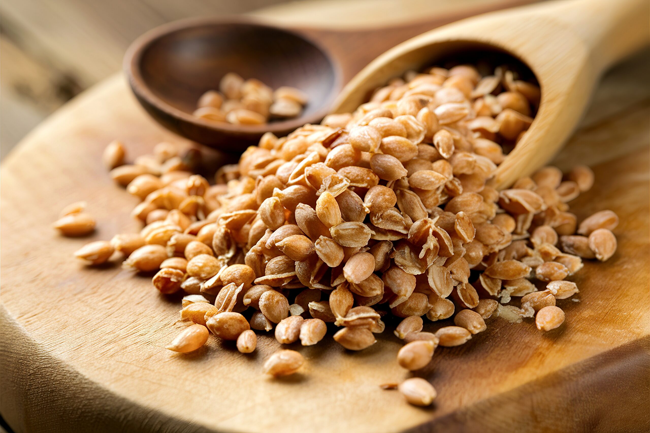 Different kinds of grains.