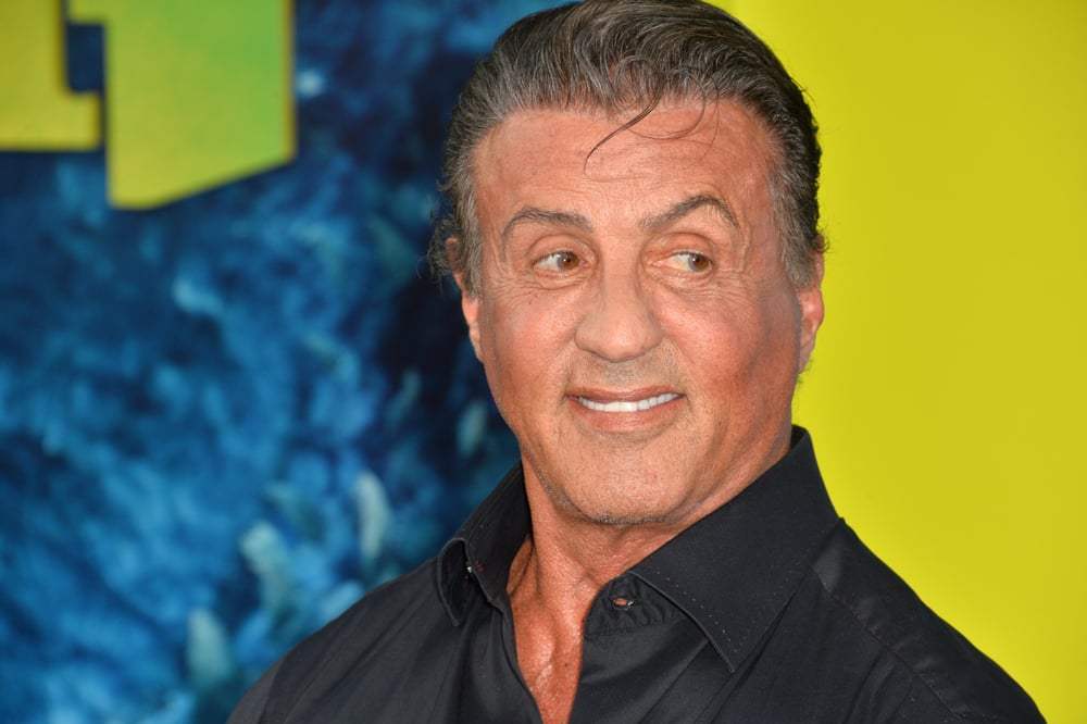 American actor Sylvester Stallone.