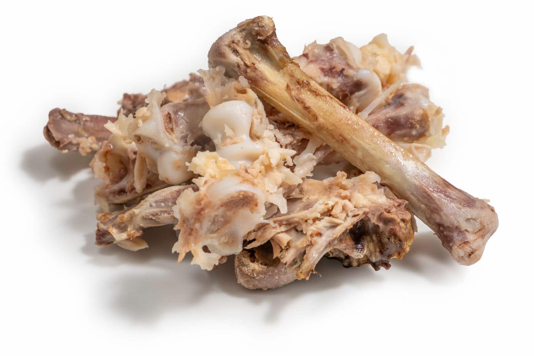 Chicken bones.