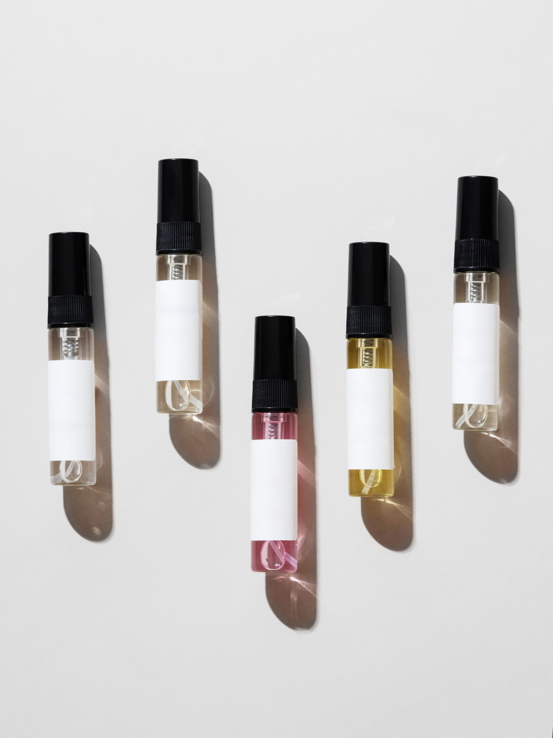 Tiny perfume bottles.