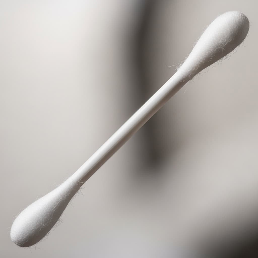 A cotton swab.