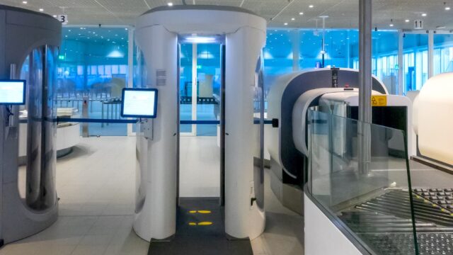 Airport security from the CDC.