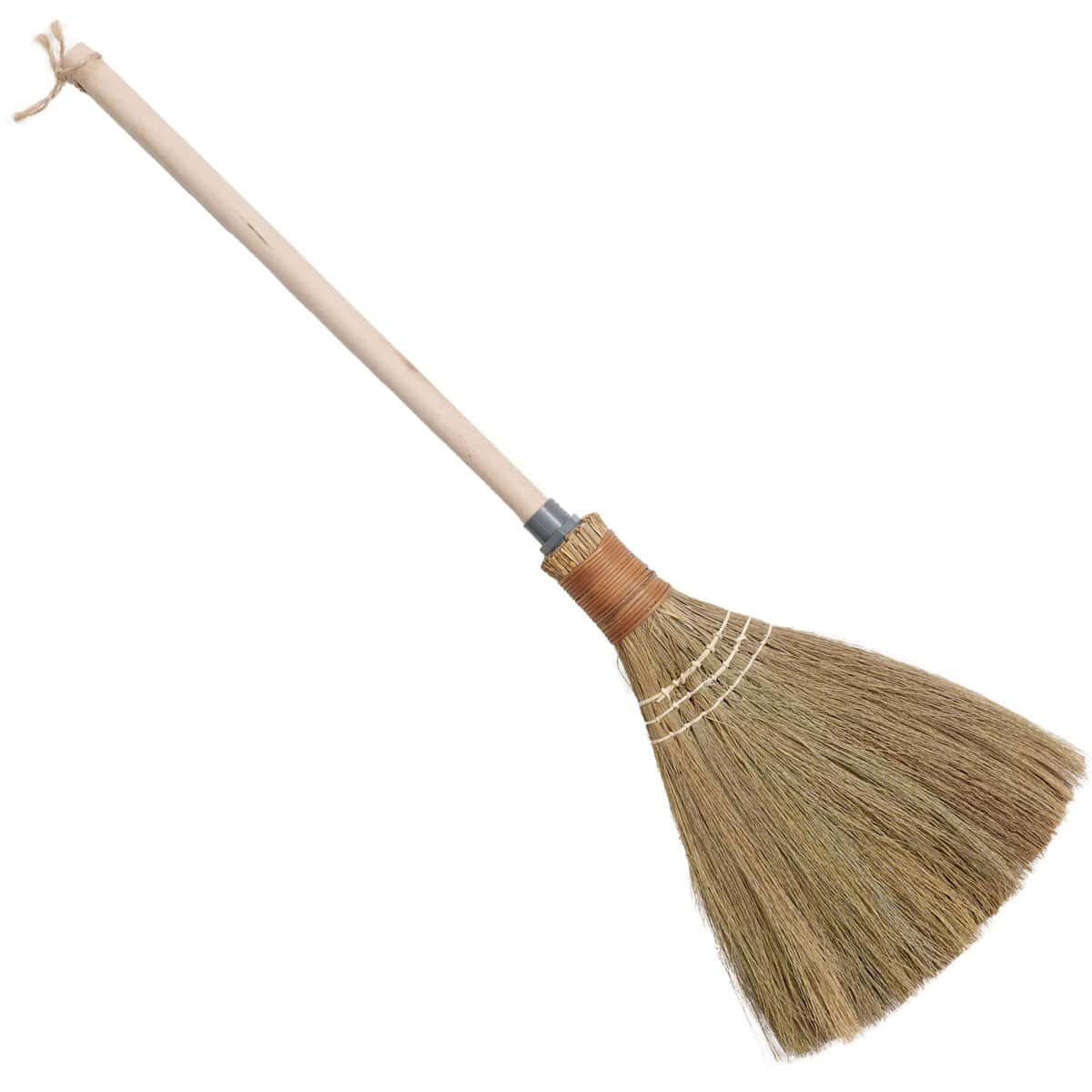 A broom for sweeping. 