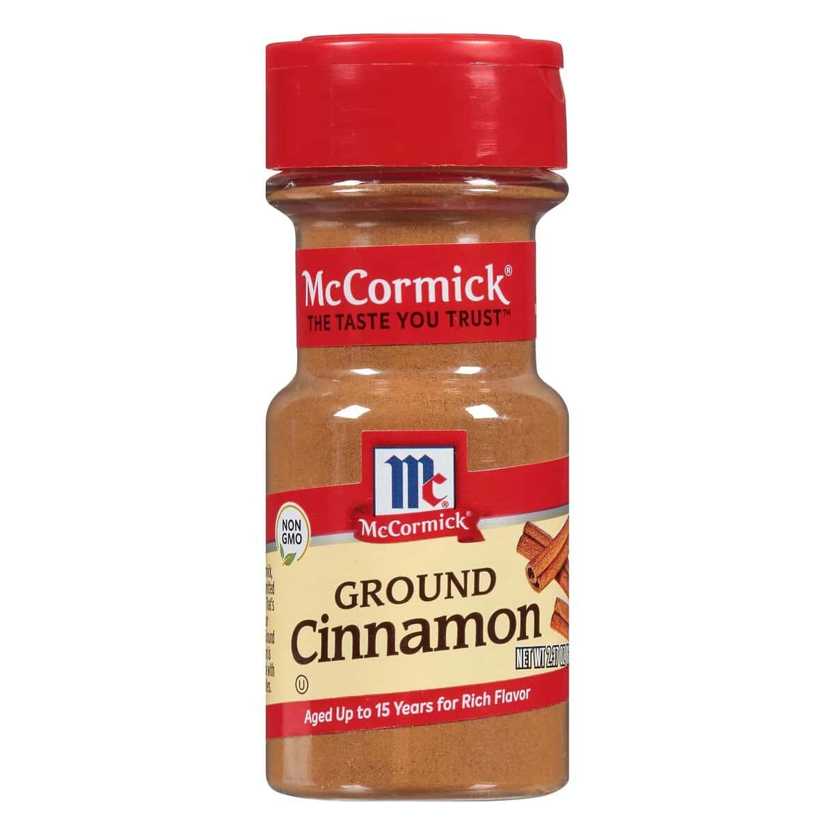 A jar of cinnamon.
