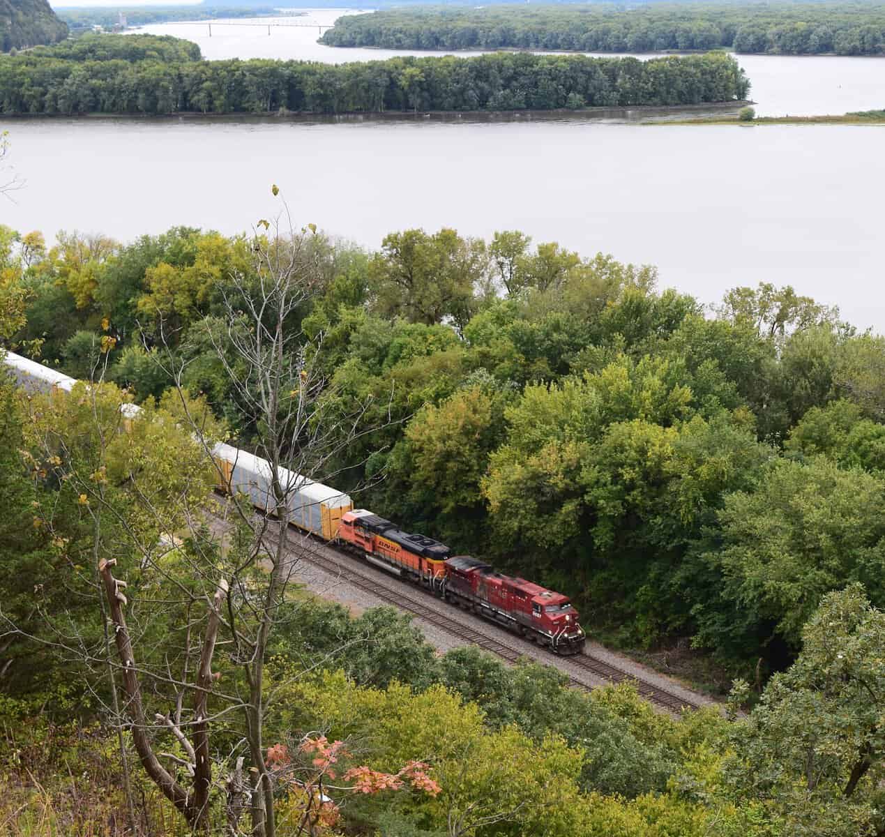 Mississippi River near Savanna, Illinois.