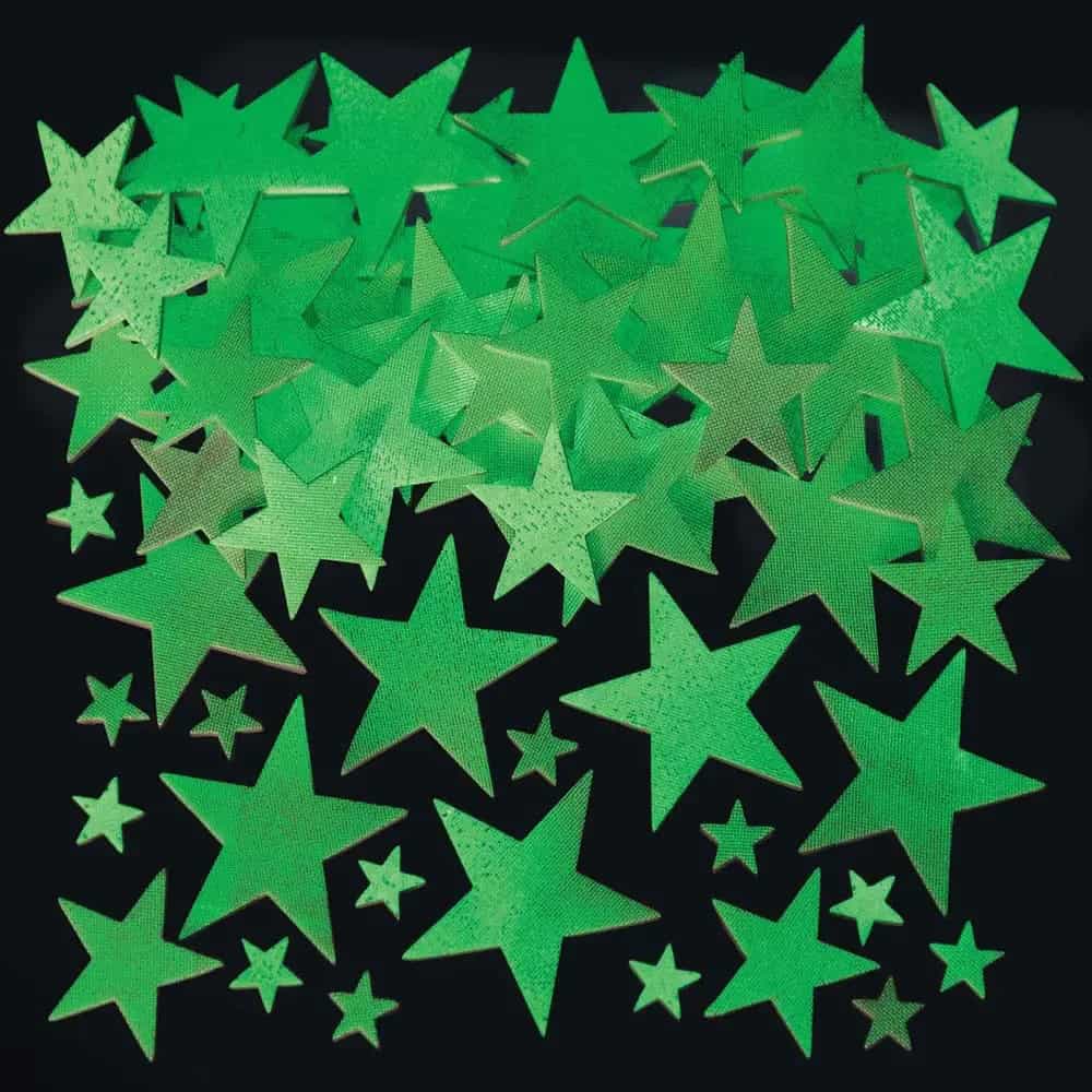 Glow in the dark stars.