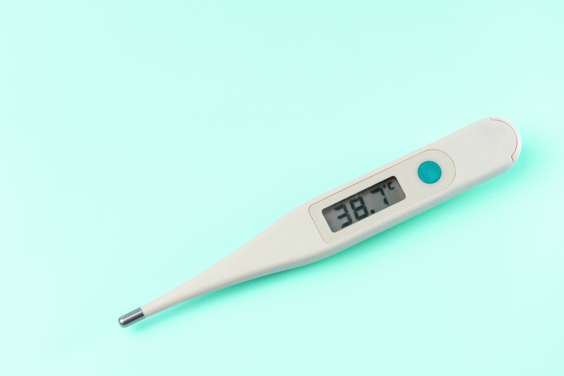 A digital thermometer.