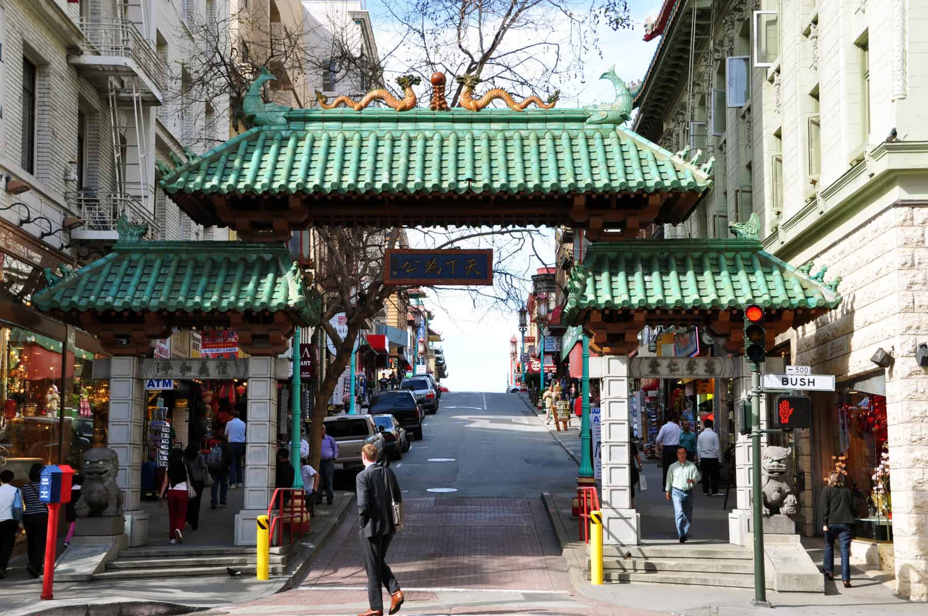 Chinatown in San Francisco, CA.